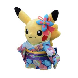 Pokemon Center Original Plush Kaga Kimono Pikachu, Pokemon Center Kanazawa, 8.7 x 5.9 x 3.7 inches (22 x 15 x 9.5 cm)