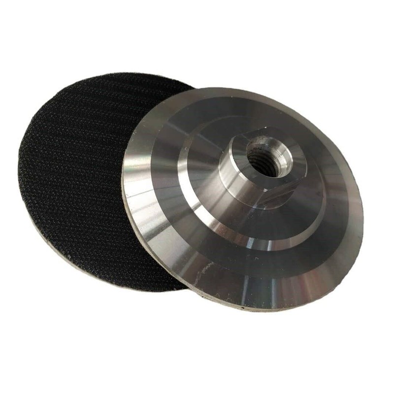 JUSTCUT 5 Inch Polishing Backing Pad Heavy-Duty Aluminum Backer Pad