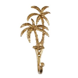 Fyne-Finds Gold Metal Wall Hook Clothes Keys Hats Robs Towels Hanging Knob Nautical Vintage Home Decorative