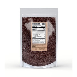 Unpretentious Brown Sprinkles, 1.5 lb, Baking & Desserts, Decorative Topping, Gluten-Free