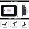 MIWAT 20W 2Pack LED Flood Light with Power Cord for