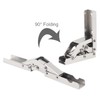 HOJLKLD 90 Degree Folding Shelf Hinge 2 Pack Hidden Bracket