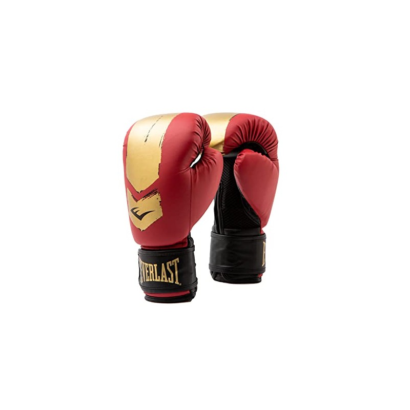 Everlast Prospect2 Youth Training Gloves, 6oz, Red/Gold