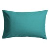 GC GAVENO CAVAILIA Percale Pillow Case, Polyester-Cotton, Teal, Queen