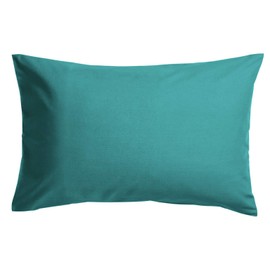 GC GAVENO CAVAILIA Percale Pillow Case, Polyester-Cotton, Teal, Queen