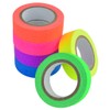 12 Pack UV Blacklight Reactive 6 Color Fluorescent Cloth Neon