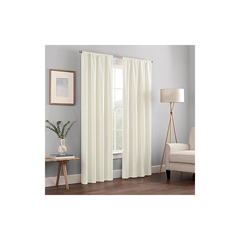 Eclipse Kendall Blackout - Panel de Cortina Termal, Marfil, 107