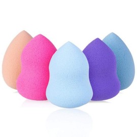 Boolavard® TM 5pcs Teardrop Flawless Makeup Blender Foundation Puff Sponges
