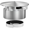 Skyflame Stainless Steel Grill Vented Chimney Top Cap Compatible with