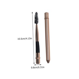Healeved Set of 8 Eyelash Mascara Wands Gold/silver/rose Gold Tube for Lashes Brows