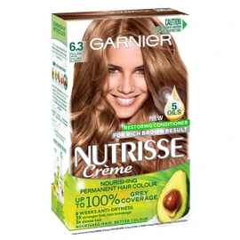 Garnier Nutrisse Permanent Hair Colour 6.3 Praline Dark Golden Blonde