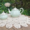 Phantomon 20 Inch Lace Doilies Placemats Handmade Crochet Round Coasters