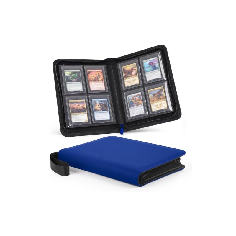 Carpeta Toploader de 4 Bolsillos para Tarjetas de 3x4, con