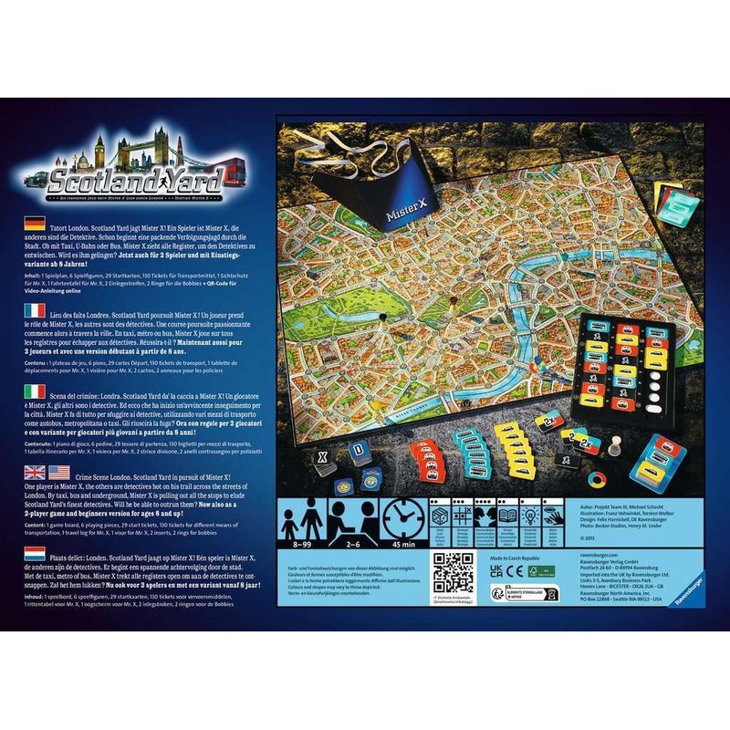 Scotland Yard: The Family Board Game of Detective Pursuit