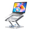 MCHOSE Laptop Stand with 360° Rotating Base, Foldable Adjustable Computer