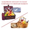 Neti Neti Wicker Picnic Basket for 4 with Insulated Cooler