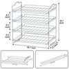 Sulishang 4 Tiers Stackable Can Rack Organizer, Wear-resistant Upgrade Beverage