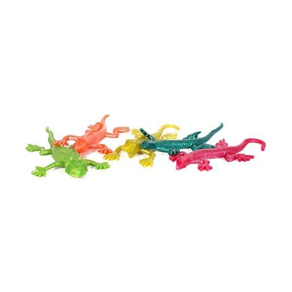 Stretchy Lizard Toys, 1 Dozen, Assorted Colors