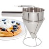 ALDKitchen Batter Dispenser | Funnel Dough Dispenser with Stand |