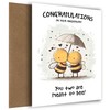 Wedding Anniversary Card for Couples - Meant to Bee -
