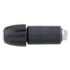 Kijima 204-1316 Bar End Caps, Nylon, Small Head, Black, Set