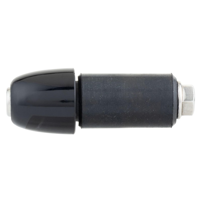 Kijima 204-1316 Bar End Caps, Nylon, Small Head, Black, Set