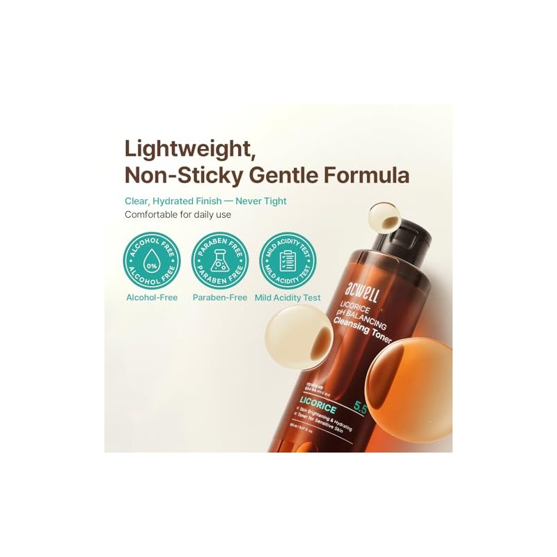 Acwell Licorice pH Balancing Cleansing Toner 150ml