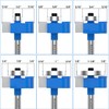 Newdeli 1/4 Inch Shank Rabbet Router Bit 1/2" Height with