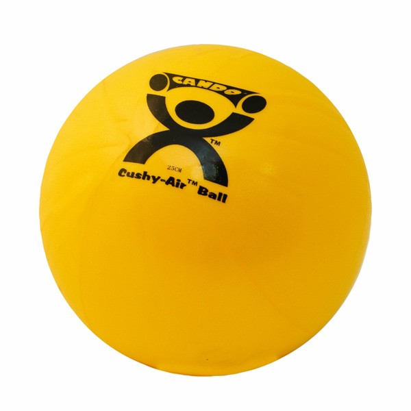 CanDo 30-1740Y Cushy-Air Hand Ball, 10", Yellow