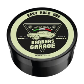 Barbers Garage Easy Hold Wax - Hair Wax for Shiny Hair - Medium Hold - Wet Effect - Textured and Fixed - No Residue - Texturising