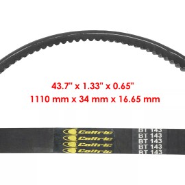 Caltric Drive Belt for Ski-Doo GTX 380 F 2005-2006 / GTX 550 F 2005 2006 2007 2008 2009