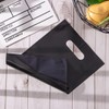 ysmile Black Plastic Shopping Bag for Samll Business with Handle