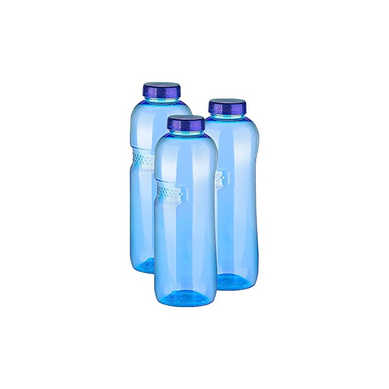 3 x 1 Litre Water Bottle Tritan Water Bottle without