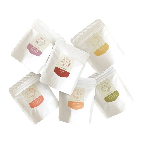 Natsume Iro Natsume Tea Assortment Set (6 Types), Natsume Tea,