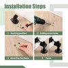 Yaocom 2 Pack Heavy Duty Floor Mounted Door Stop 3.5
