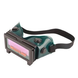 Solar Auto Darkening Welding Goggles, Protective Welder Eye Mask, Eye Safety Glasses for Welding (Dark Green)