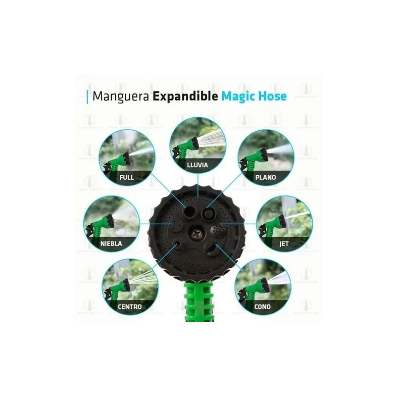 Didier Market Manguera Expandible Retráctil De Jardin 22.5 M Con