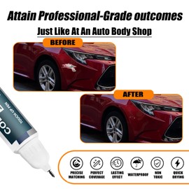 3T3 Ruby Flare Pearl Touch Up Paint for Toyota, Car Paint Pen Scratch Repair Two-In-One Touch Up Paint, Premium Car Scratch Remover for Deep Scratches