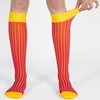 Mysocks Unisex Ribbed Knee Socks Made of Extra Fine Combed