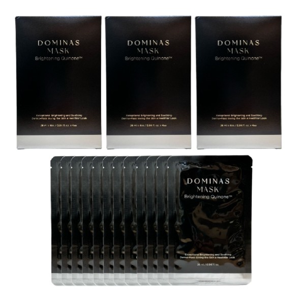 Dominas Brightening Mask Pack 3 Boxes (12 Sheets) / 도미나스