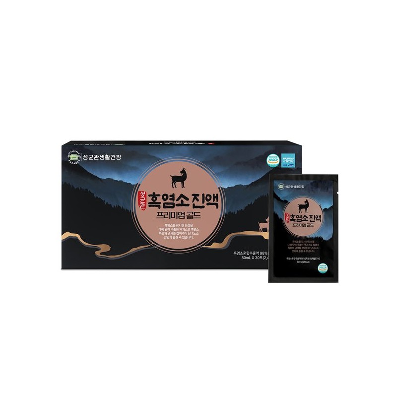 성균관 흑염소 진액 프리미엄 골드 80ml x 60포 Sungkyunkwan Black