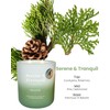 M&SENSE Pine Cedarwood Aromatherapy Candle for Spiritual Healing of Negative