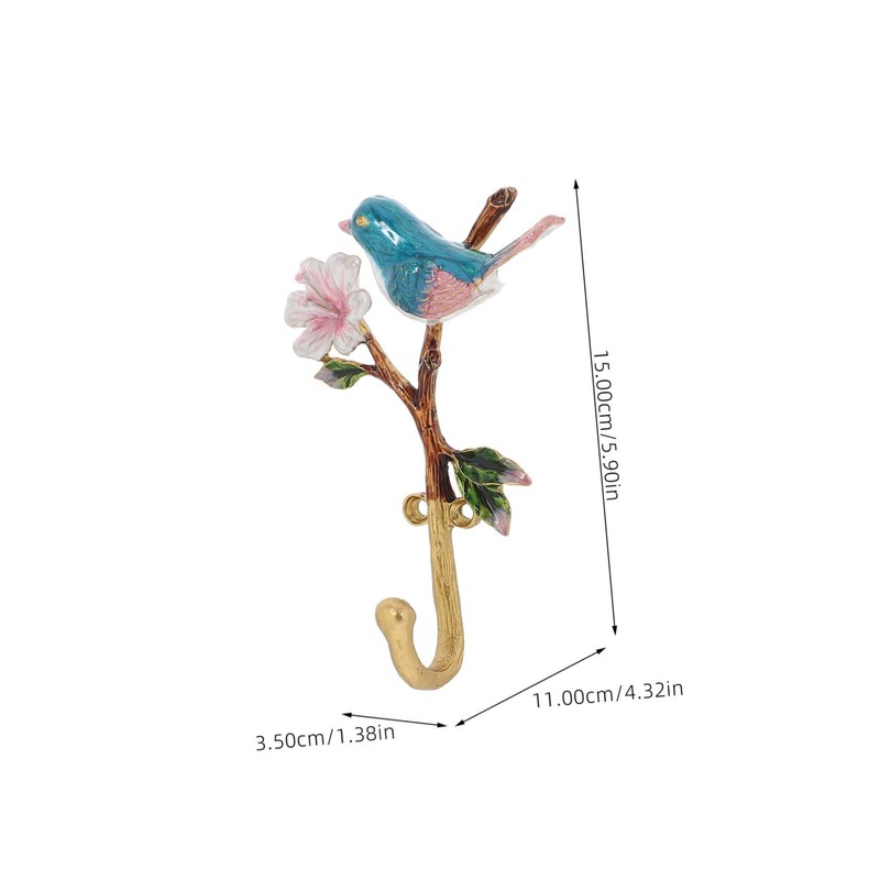 Operitacx Modern Bird Shaped Wall Hooks Hooks for Hanging Clothes