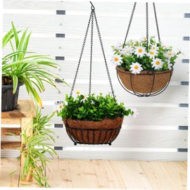 Generic 5Pcs Durable Hanging Chains for Flower Pots Iron Pot Hangers with Hooks Versatile Chain Holders for Baskets Bird Feeders and Decorative Items