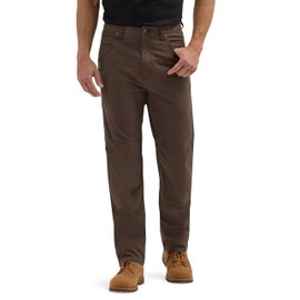 Wrangler Riggs Workwear Men's Straight Leg Utility Pant, Coffee, 34W x 32L
