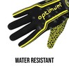 Optimum Junior Velocity Rugby Gloves, Black/Yellow, 3X-Small (Mini)