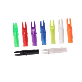 SUPVOX 6.2mm Arrow Tail Inserts 20pcs Nock Fitting Set Plastic Arrow Tails for