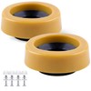 2-Pack Extra Thick Toilet Wax Ring Replacement Kit with 304