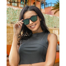 Mose Romano Polarized Sunglasses for Women Handcrafted Designer Women's Sunglasses for Driving UV400 Protection