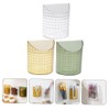 SHOWERORO Remote Control Holder Wall Mount Phone Shelf 6pcs Organizing
